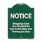 Signmission Shopping Carts Are Provided For Use In Store And Parking Lot Aluminum Sign, 24" x 18", GW-1824-9805 A-DES-GW-1824-9805 - alternate 1